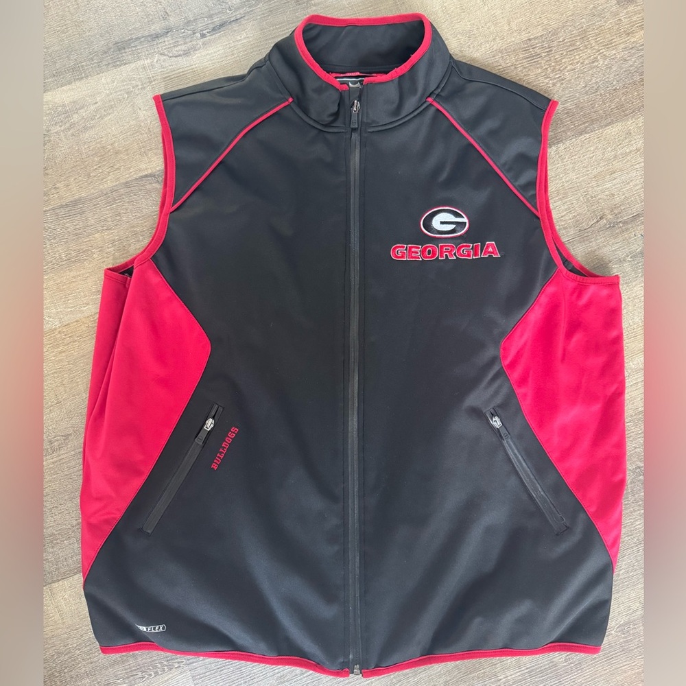 Georgia Bulldogs Men's Black and Red Vest